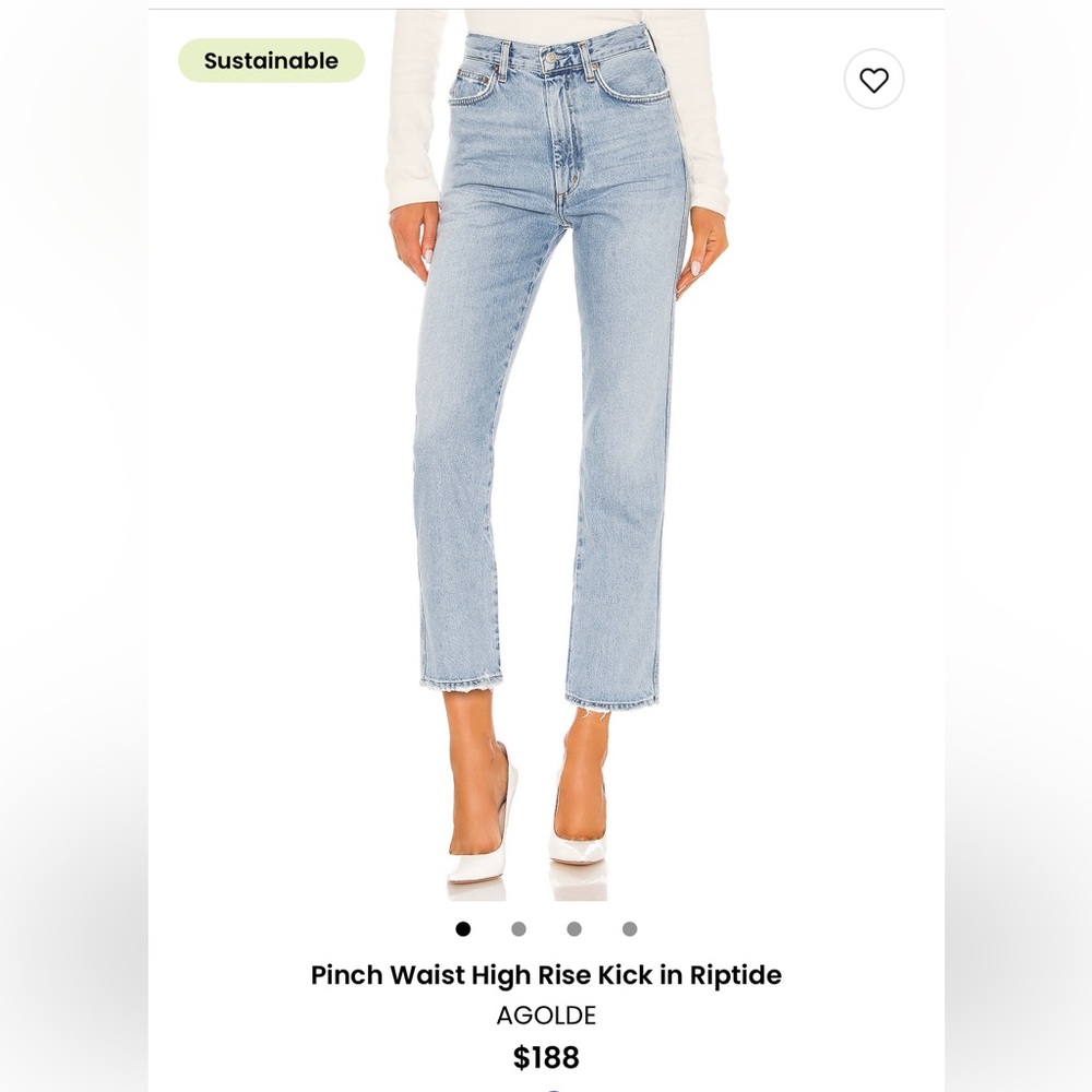 Agolde Pinch Waist High Rise Kick